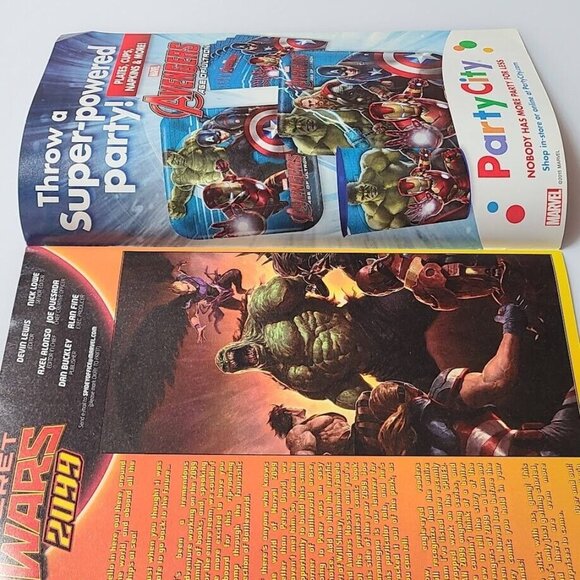 Secret Wars 2099 1 Marvel Comics 2015 VG Dave Rapoza Cover A 1st Avengers Key - Picture 9 of 16